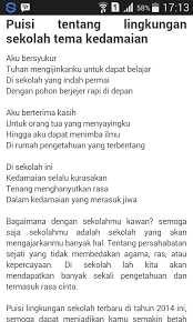 Contoh geguritan tema lingkungan sekolah. Contoh Syair Lingkungan Sekolah Cikimm Com