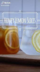 Easy Honey Lemon Slices Recipe Food Tiktok Video Slices Recipes Food Honey Recipes