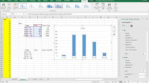 Excel Simple Histogram With Equal Bin Widths Youtube