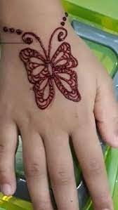 Butterfly Henna Tattoo Design Henna Tattoo Designs Henna Designs Hand Henna Designs Easy