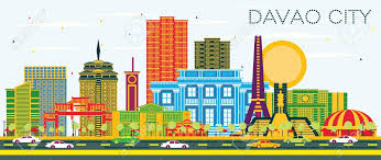 Davao city is known by: Davao City Philippines Skyline With Color Buildings And Blue Royalty Free Cliparts Vectors And Stock Illustration Image 116532525
