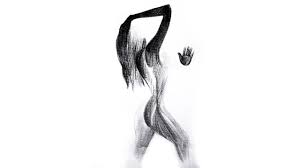 ✓ free for commercial use ✓ high quality images. Woman Silhouette Pencil Drawing 1280x 720px Art