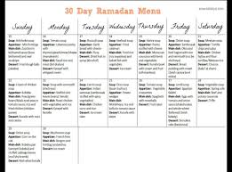 30 Day Ramadan Menu Ramadan Ramadan Recipes Menu