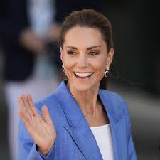 Kate Middleton Makes Wimbledon Debut in “Princess Diana Blue” Linen Suit