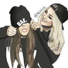 Zwei Beste Freunde Bff Drawings Best Friend Drawings Drawings Of Friends