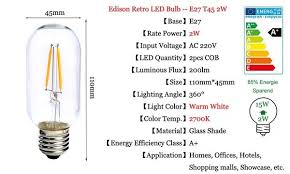 40w 220v Home Led Light Edison Bulb Filament Light Bulbs Vintage Retro Antique Industrial Style Lamp Bulb T30 185 Tungsten Bulb E27 Globe Edison Light Wish Filament Bulb Lighting Industrial Style