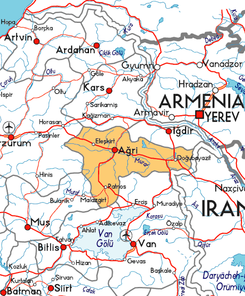 ağrı haritası ile ilgili görsel sonucu"