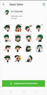 Pada pilihan stiker, klik ikon (+) > lalu tambahkan ke whatsapp dan tunggu hingga proses selesai. Stiker Whatsapp Edisi Khusus Cowok Stiker Whatsapp