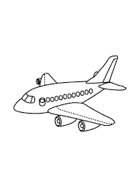 Plane Coloring Page For Kids Printable Free Coloring Pages For Kids Coloring Pages Drawing For Kids