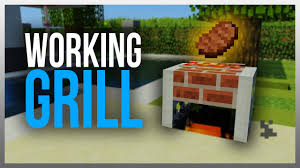 Making a piano in minecraft. Working Grill In Minecraft Youtube