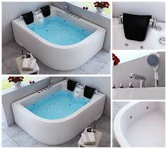 Home Deluxe Whirlpool Eckbadewanne Badewanne Wanne Pool Thermostat Spa Acryl Ebay In 2020 Tub Pools Tub Corner Bath