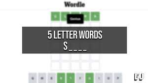 Whenever you are asked to find smaller words contained within a larger one, you are looking for incomplete or subliminal anagrams. 5 Letter Words Starting With S Wordle Guides Gamer Journalist