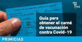Certificados de vacunación o recuperación. Guia Para Obtener El Certificado De Vacunacion Contra Covid 19