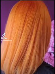 Orange Hair Silver Dye