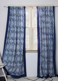 Shop Now For Unique Modern Blue And White Curtains And Bohemian Home Textiles From Ichcha Printed Curtains Blue And White Curtains Curtains