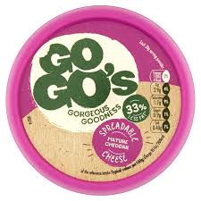 Gogo S Mature Cheddar Spreadable Cheese 125g Low Fat Cheese Iceland Foods