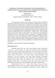 Download prota promes pai sma/smk kelas x, xi, xii kurikulum 2013. Pdf Penerapan Supervisi Akademik Untuk Meningkatkan Kompetensi Guru Dalam Menyusun Administrasi Penilaian Di Sd Laboratorium Uksw