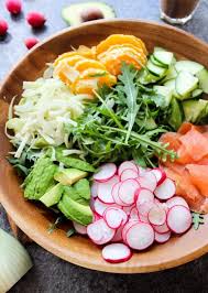 Just before serving, toss at table with reserved dressing. Arugula Fennel Smoked Salmon Salad A Saucy Kitchen