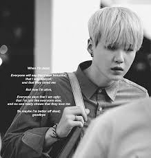 Discover and share bts suga quotes. Image 3569726 On Favim Com