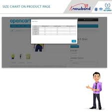 Opencart Opencart Size Chart Extension