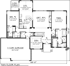 This one in particular comes with a separate den and a bonus room, which would make great spots for playrooms, game rooms, or crafting spaces. House Plan 73376 Ranch Style With 2049 Sq Ft