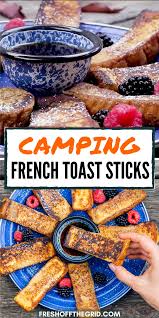 Follow us on social media · browse recipes online These French Toast Sticks Are Such A Fun And Easy Camping Meal For Kids And Adults This Recipe Will Quickly Become In 2020 Camping Food Camping Meals Campfire Food