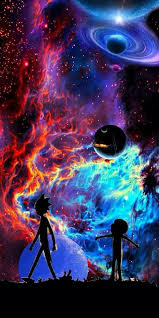 Rick And Morty Wallpaper Papel De Parede Psicodelico Rick And Morty Papeis De Parede