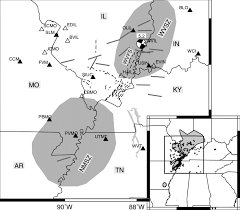 The part of the earth's surface directly above the focus of an earthquake — compare hypocenter sense 1. Symbol Represents The Epicenter Of The 18 April 2008 Mount Carmel Download Scientific Diagram