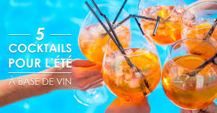 Ce cocktail est idéal l'été pour se rafraichir autour d'un verre. Relais Du Vin Co 5 Cocktails D Ete A Base De Vin