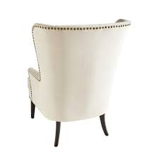 Asher Ivory Velvet Chair Pier 1 Chair White Leather Dining Chairs Round Back Dining Chairs