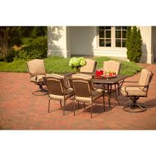 Martha Stewart Living Mallorca 7 Piece Patio Dining Set Discontinued 1 10 202 Dsete The Home Depot Patio Dining Set Outdoor Furniture Sets Patio