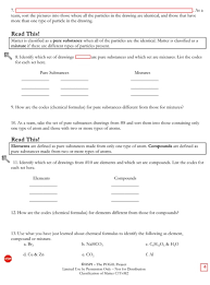 List the codes for each set here. Classification Of Matter How Do Atoms Combine To Make Chegg Com