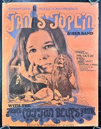 Janis Joplin and Her Band Concert Posters and Collectibles