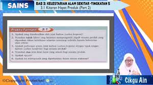 Pemeliharaan dan pemuliharaan sumber di bumi. Topik 03 Kelestarian Alam Sekitar Jom Tuisyen
