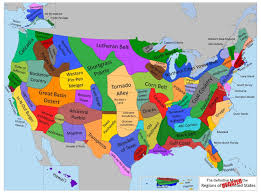 A map of the usgs regions that are aligned to the doi unified regions (as of august 2019). A Definitive Map Of U S Regions Maps On The Web