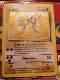 It can kick in succession moves learnt by level up. Pokemon Karte Kicklee Fossil Set Kaufen Auf Ricardo
