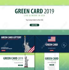 Maybe you would like to learn more about one of these? Set Of Green Card Lottery Banners Immigration And Visa To The Usa Royalty Free Cliparts Vectors And Stock Illustration Image 85329957