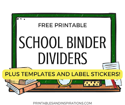 They all are editable labels. Free Printable School Binder Dividers And Cute Label Stickers Printables And Inspirations
