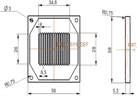 heat sink dimensions. download