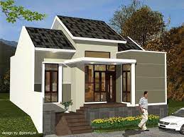 Dinding yang dibuat sedemikian rupa sehingga menjadi menonjol karena bentuk dan warnanya lebih istimewa dan berbeda. Model Rumah Sangat Sederhana Di Kampung Content