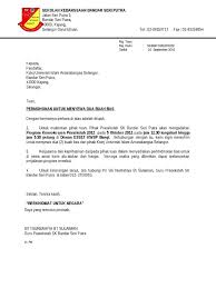 Contoh Surat Sebut Harga Sewa Bas Surat Sekolah Membaca