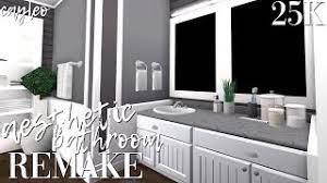 Aesthetic white kitchen on kitchen decoration ideas 8188 house building ideas videos exterior a house plans loft info. Aesthetic Bathroom Remake Bloxburg Youtube