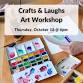 Crafts & Laughs Art Workshop event image