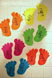 Or try these 2 activities with 'different lines' of tape, which is one of the. Learning Left And Right In The Shower With Foam Shapes Dr Seuss Activities Activities For Kids Craft Activities For Kids
