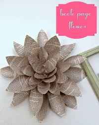 Redirecting Book Page Crafts Book Page Flowers Book Crafts