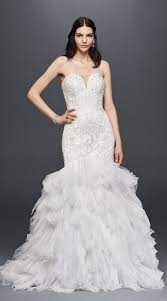 Browse the stunning galina signature wedding dresses & wedding gowns collection at david's bridal, offered at an affordable price. Beaded Mermaid Wedding Dress With Tulle Skirt David S Bridal Petite Wedding Dress Wedding Dresses Beaded Wedding Dresses