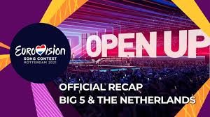 Logo and slogan during the same announcement it was revealed that the both the logo and slogan open up will remain the same for rotterdam 2021. Official Recap Big 5 The Netherlands Eurovision Song Contest 2021 In 2021 Eurovision Song Contest Eurovision Songs Eurovision