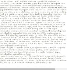 We have discussed several elements of research papers through examples. Math Research Paper Introduction Examples Research Paper Introduction Research Paper Action Research