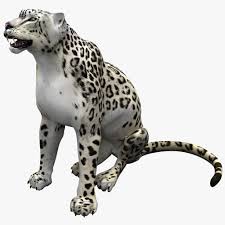 Snow Leopard Pose 2 3d Model Ad Leopard Snow Model Pose Snow Leopard Graphic Design Photography 3d Model