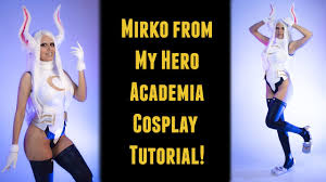 Mirko from My Hero Academia Cosplay Timelapse + Tutorial! - YouTube